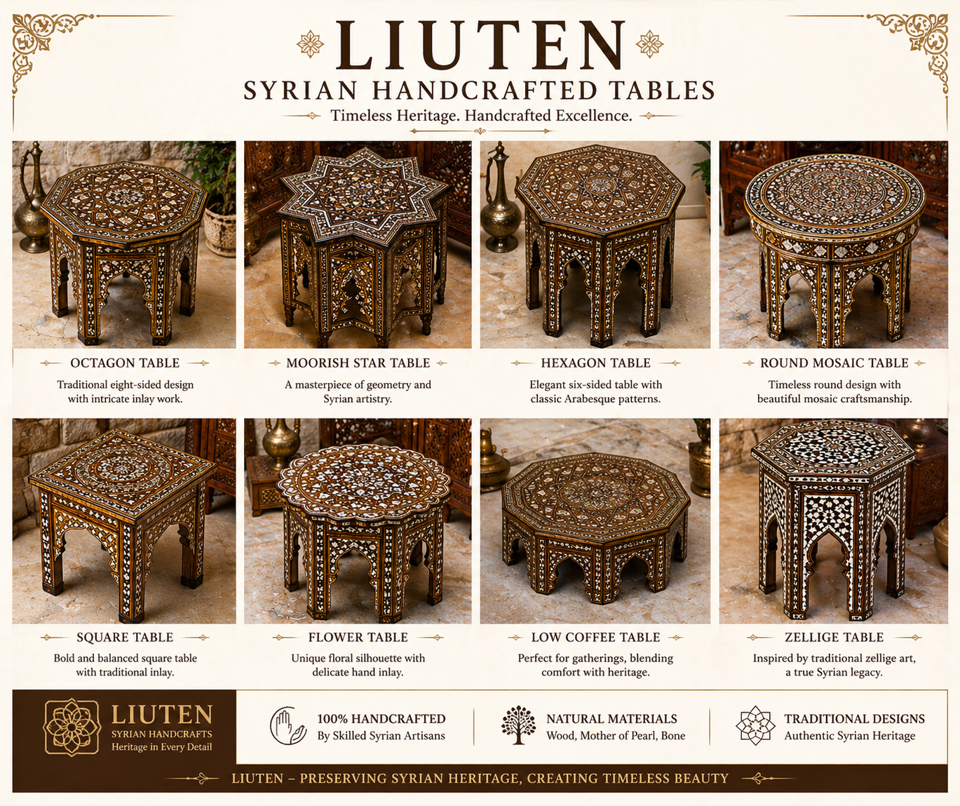 Syrian Handcrafted table
