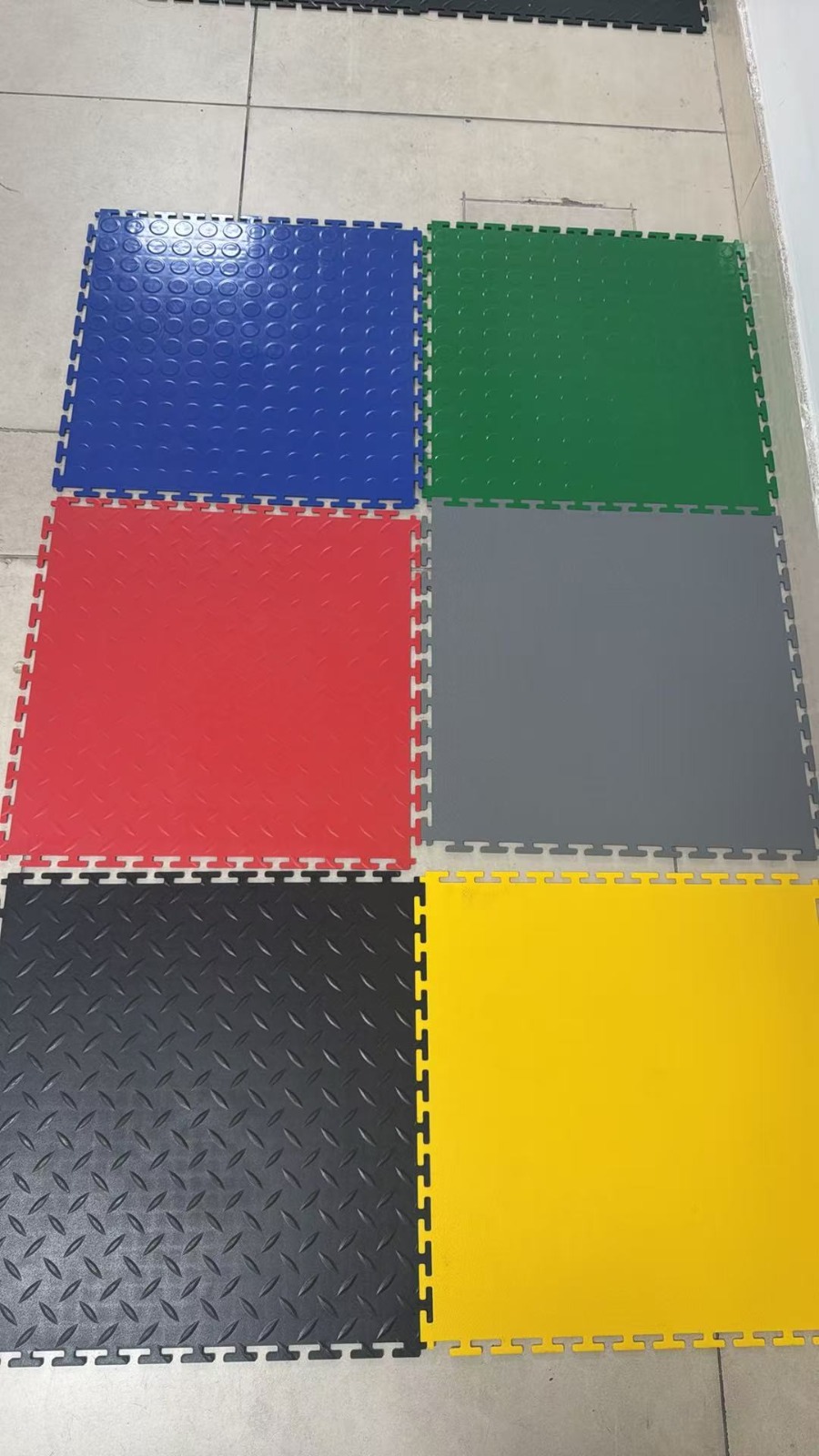 Interlocking PVC Floor Tiles