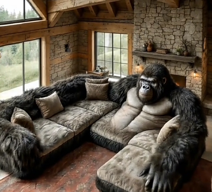 Gorilla Luxury Plush Sofa Set