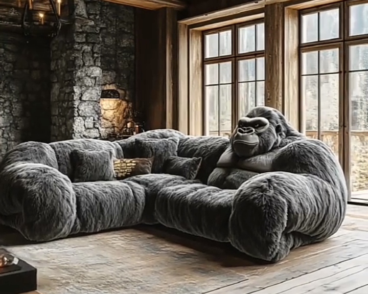 Gorilla Luxury Plush Sofa Set