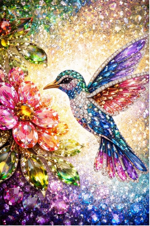 Natural Gem Art (60cmx120cm)